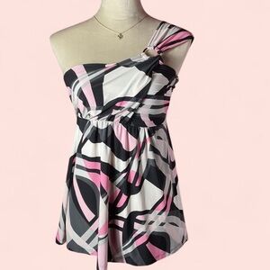 Vintage Y2K Express one shoulder top